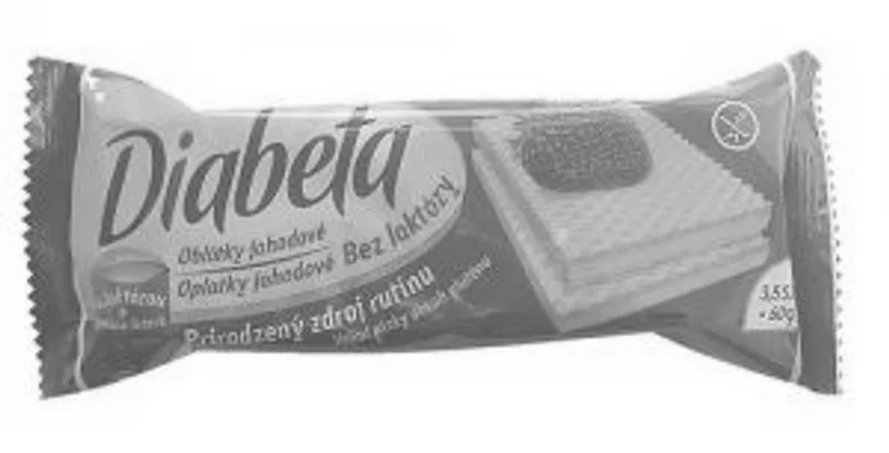 Diabeta oplatka polomáčená plněná 60g